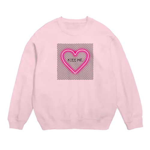 kissme. ネオンハート Crew Neck Sweatshirt