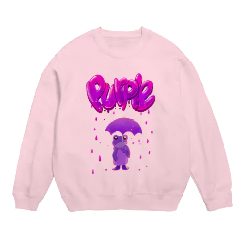 Purple rain パープルレイン 172 Crew Neck Sweatshirt