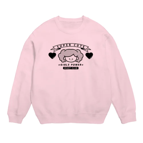 SOBAKASU ガール(SUPER CUTE) Crew Neck Sweatshirt