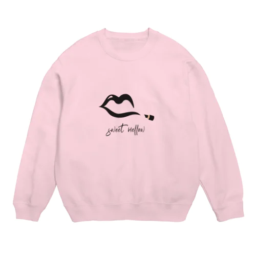 Sweet Mellow Black Crew Neck Sweatshirt