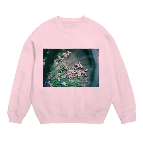 KST 薄紫色の車輪 Crew Neck Sweatshirt