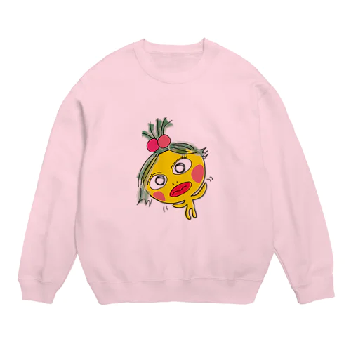 ぽよん Crew Neck Sweatshirt