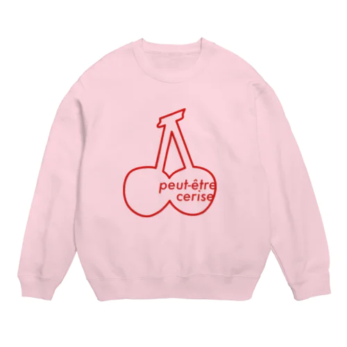 Peut-être cerise  Crew Neck Sweatshirt