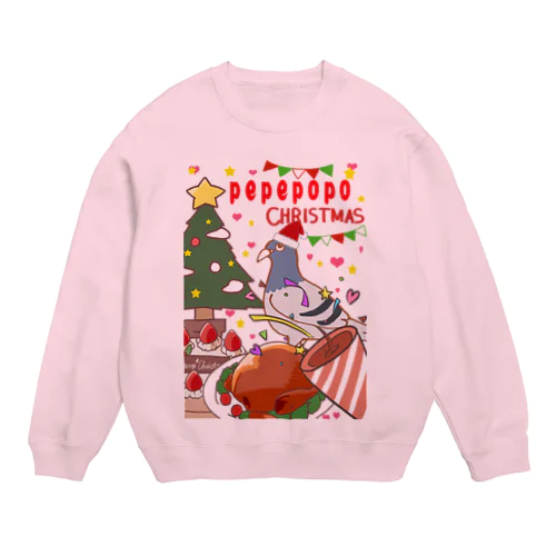 ペペーポォポォー鳩さん3 Crew Neck Sweatshirt