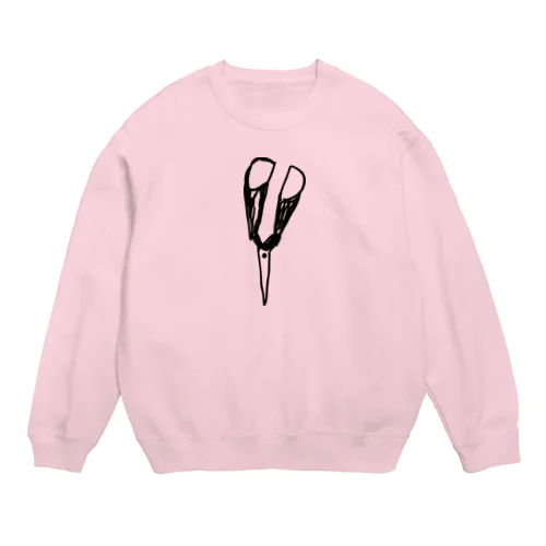 はさみ Crew Neck Sweatshirt