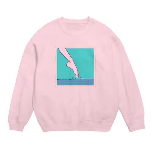 This is a moist place Crew Neck Sweatshirt