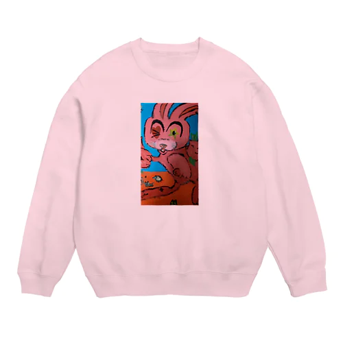 ウサちゃん Crew Neck Sweatshirt