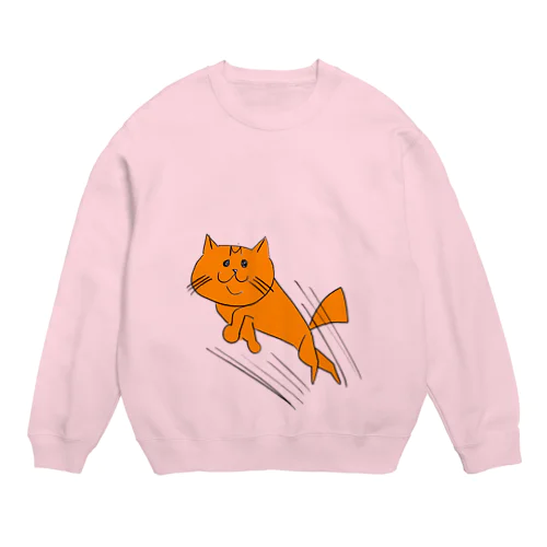 呼ばれた猫 Crew Neck Sweatshirt