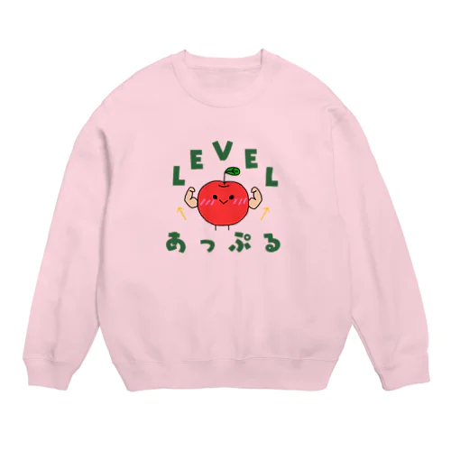 Level あっぷる Crew Neck Sweatshirt