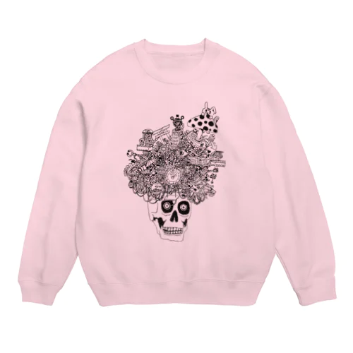 ガイコツ Crew Neck Sweatshirt