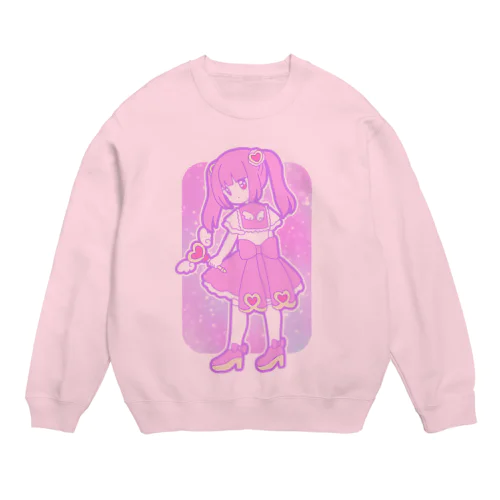 ゆめかわ魔法少女ちゃん Crew Neck Sweatshirt