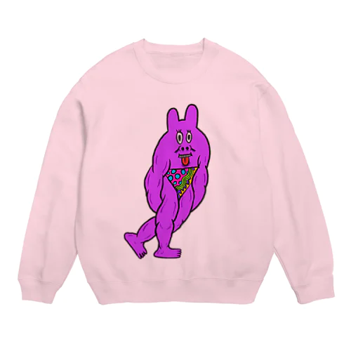 ピンク細マッチョくん Crew Neck Sweatshirt