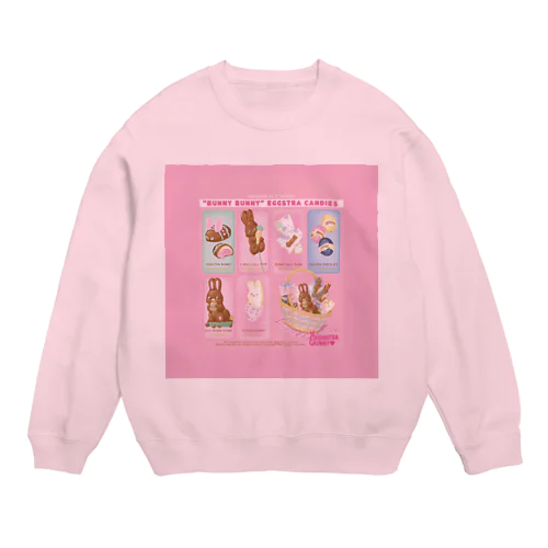 BUNNY BUNNY EGGSTRA CANDIES Crew Neck Sweatshirt