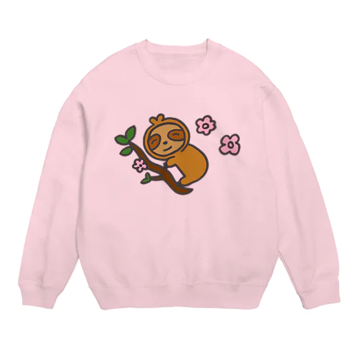 ナマケモノ Crew Neck Sweatshirt