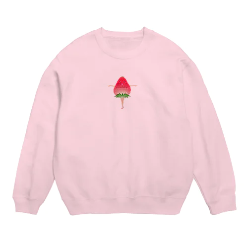 華麗なる苺 Crew Neck Sweatshirt