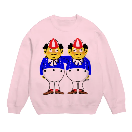 双子のおじさん Crew Neck Sweatshirt