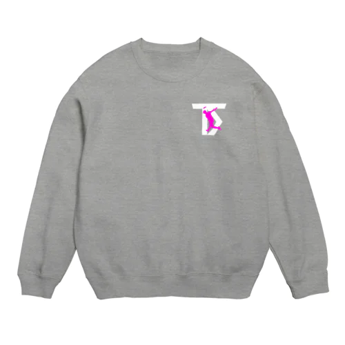 T.S Logo Sweatshirt GRY Crew Neck Sweatshirt