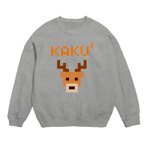 カクカク鹿ジカ Crew Neck Sweatshirt