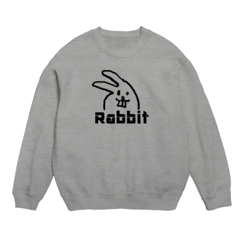 ウサギのウサゴロウ Crew Neck Sweatshirt