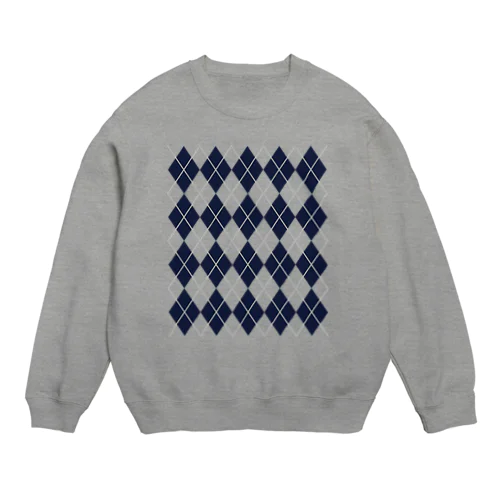 アーガイル Crew Neck Sweatshirt