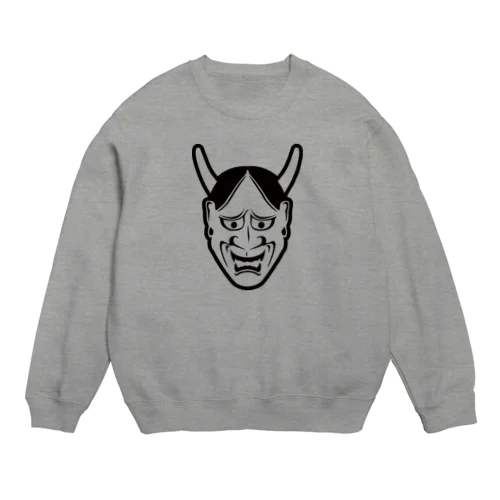 般若 ブラック Crew Neck Sweatshirt