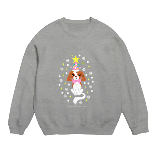 キャバリアクリスマス Crew Neck Sweatshirt