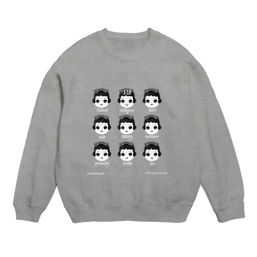 428アンチエイジングTシャツ/セルロイドミーコ Crew Neck Sweatshirt