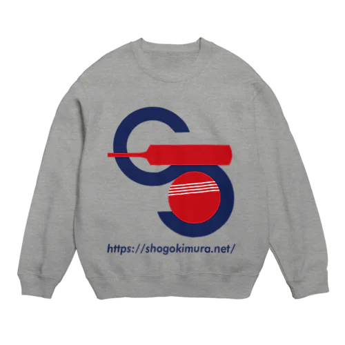 クリケット日本代表木村昇吾選手のロゴURL_01 Crew Neck Sweatshirt