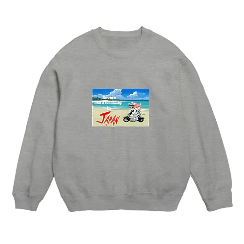 にゃんこライダース Crew Neck Sweatshirt