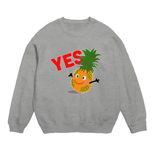 パイナップル　YES Crew Neck Sweatshirt