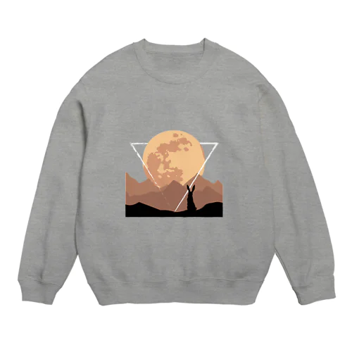 MOON RABBIT Crew Neck Sweatshirt