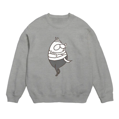 ねこタイツ 漆黒の救世主 Crew Neck Sweatshirt