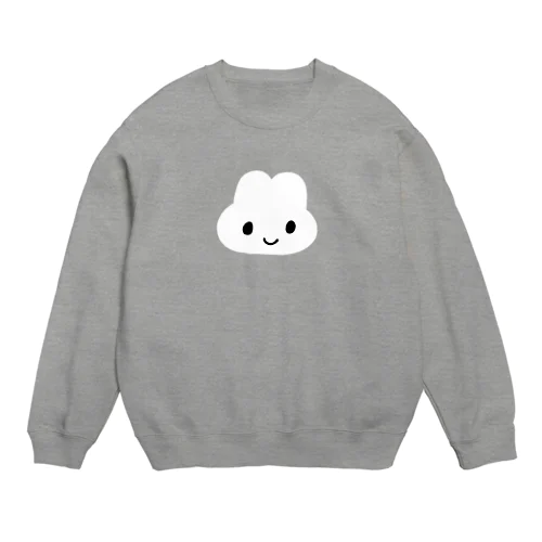 やさうさちゃんの顔 Crew Neck Sweatshirt