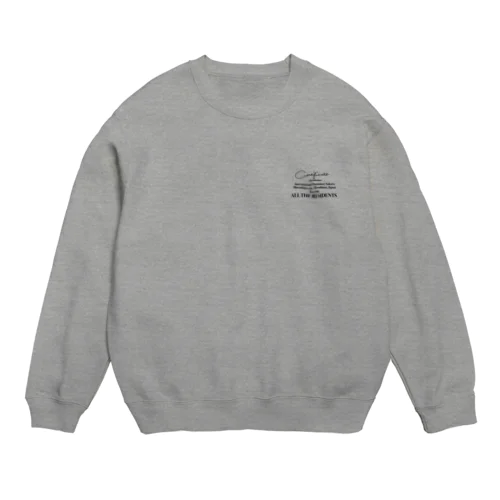 Certificate Crew Neck Sweatshirt