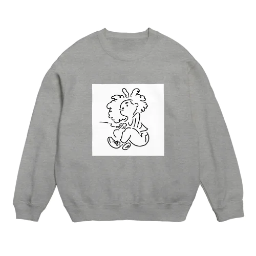 smoking girl Crew Neck Sweatshirt