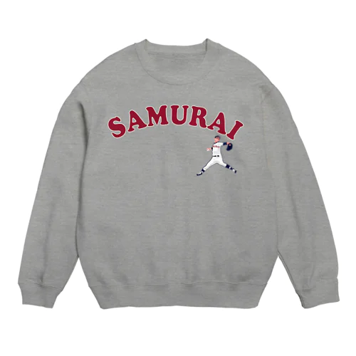 サムライ球児 Crew Neck Sweatshirt