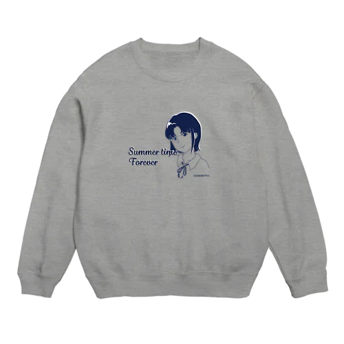 【三匹と三羽 WWW.】ずっとサマータイム Crew Neck Sweatshirt