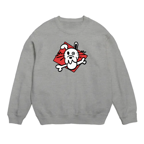 ROCKなうさぎさん Crew Neck Sweatshirt