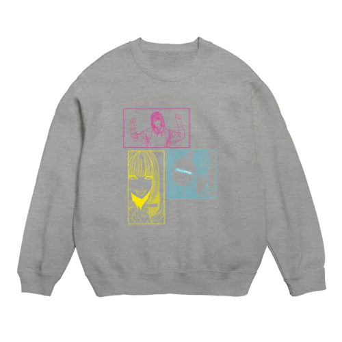 こじらせ子ちゃん Crew Neck Sweatshirt