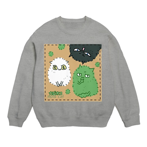 カビネコ（トリオ） Crew Neck Sweatshirt