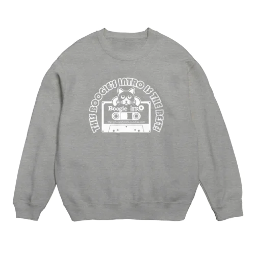 猫カセット2023白プリ Crew Neck Sweatshirt