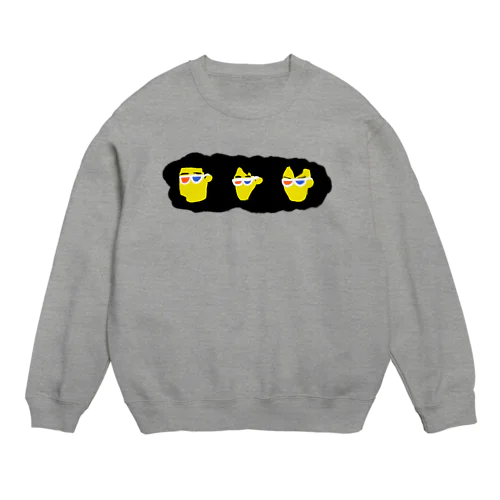 3Dシアター（ミニ） Crew Neck Sweatshirt