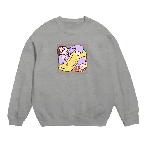 寝肥　ねぶとり Crew Neck Sweatshirt