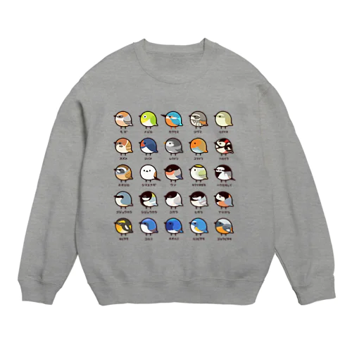 日本の小鳥 Crew Neck Sweatshirt