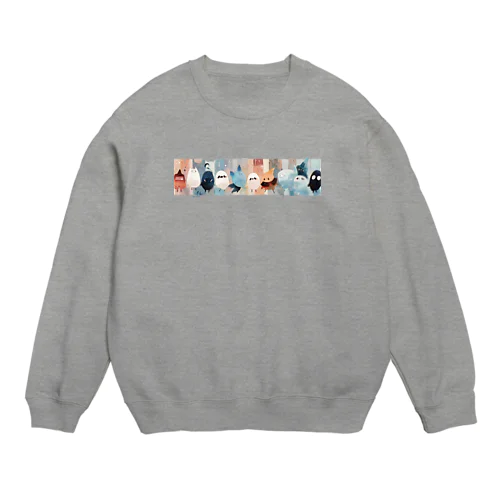 仲良く整列(AI) Crew Neck Sweatshirt