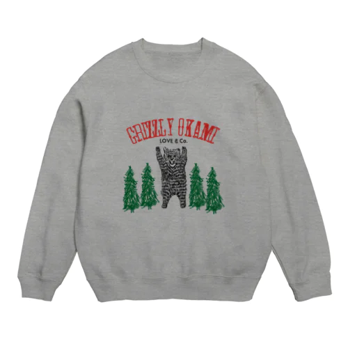 ひぐまのおかみちゃん Crew Neck Sweatshirt