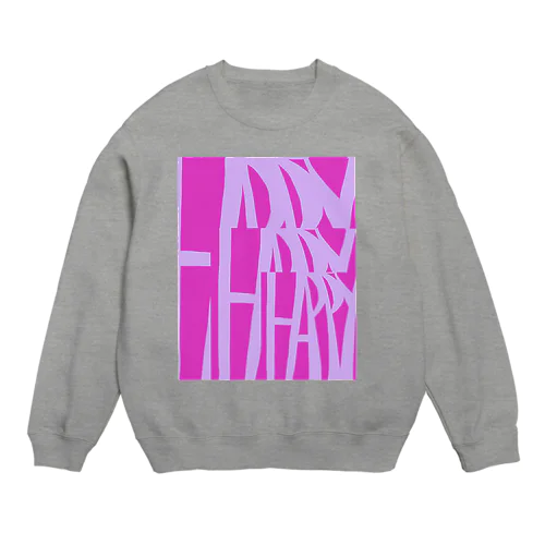 happy happy happy Crew Neck Sweatshirt