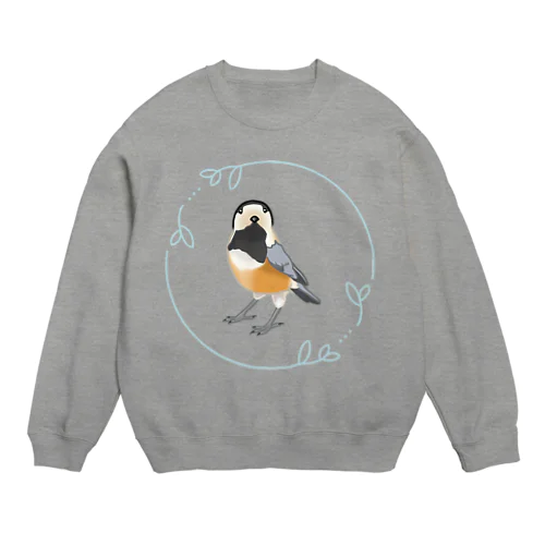 ヤマガラさん Crew Neck Sweatshirt