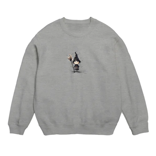 失敗しちゃった魔女ちゃん Crew Neck Sweatshirt