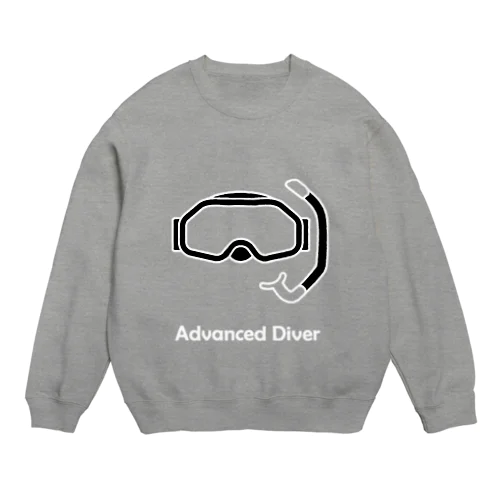 アドバンス ダイバー 白文字 Crew Neck Sweatshirt